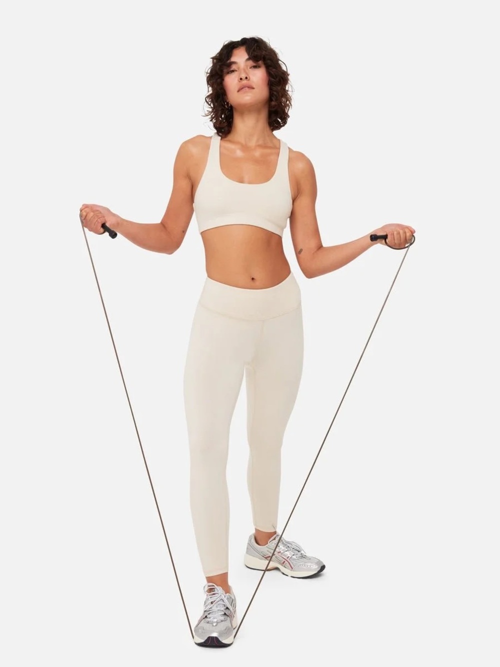 MATE THE LABEL ORGANIC STRETCH  LEGGING IN BONE Size small